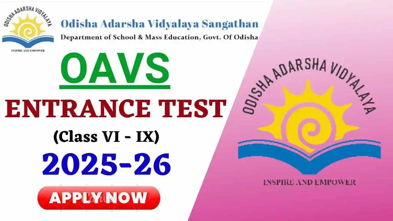 OAVS Entrance Exam 2025