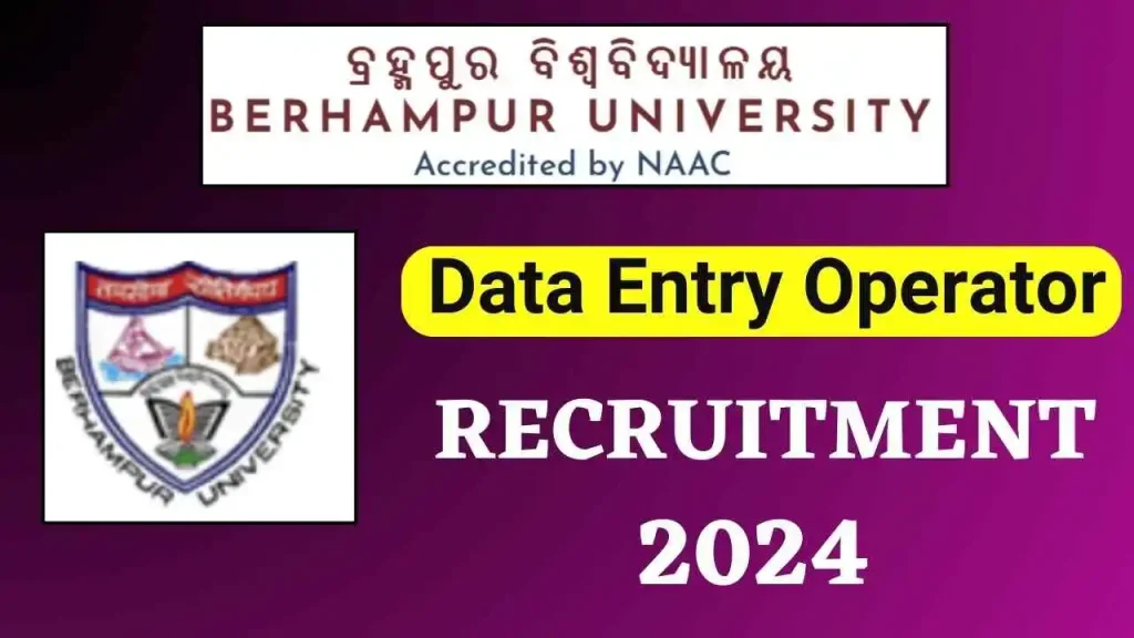 Berhampur University Recruitment 2024