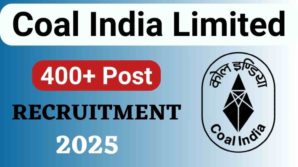 Coal India Management Trainees Recruitment 2025