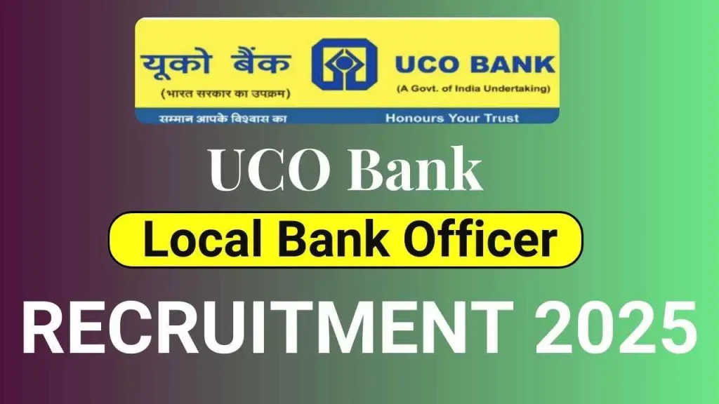 UCO Bank LBO Recruitment 2025