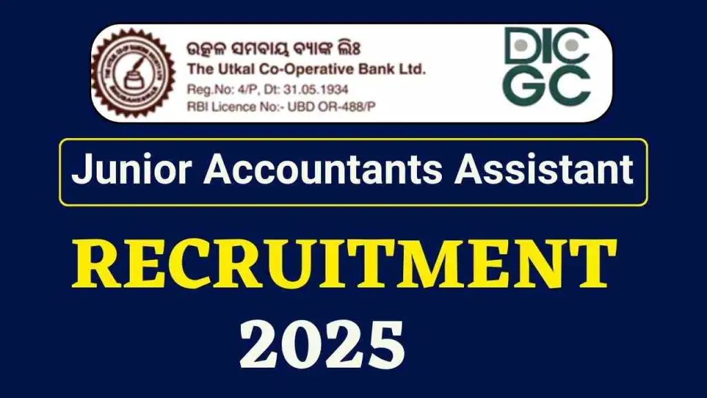 Utkal Cooperative Bank Recruitment 2025
