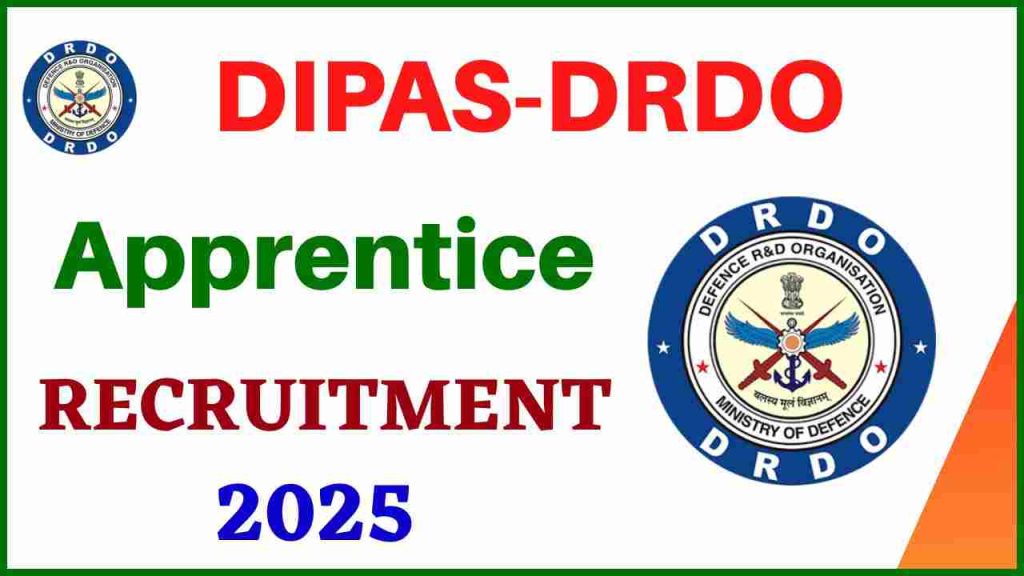 DIPAS DRDO Apprentices Recruitment 2025