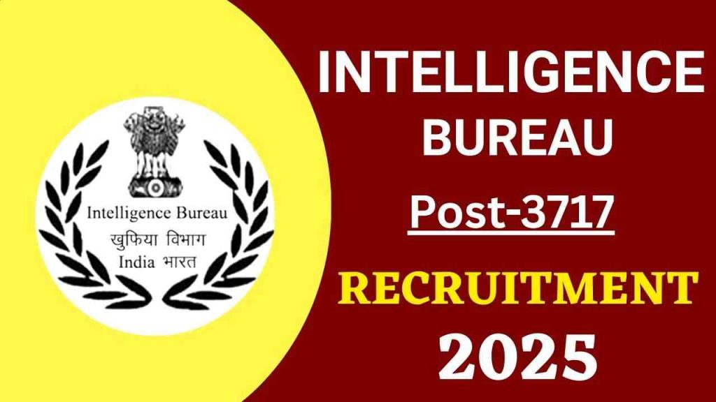 IB ACIO Recruitment 2025